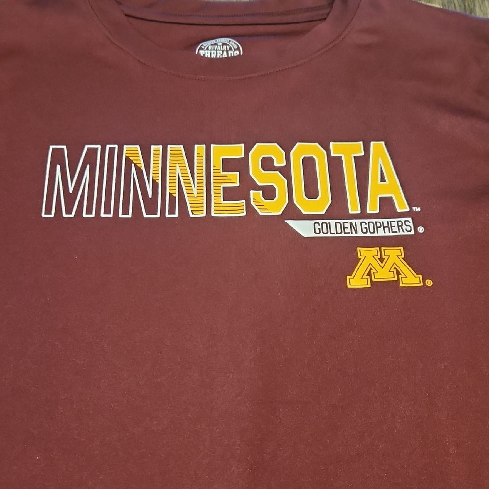Rivalry Threads Maroon and Yellow Minnesota Golden Gophers Kids Tee